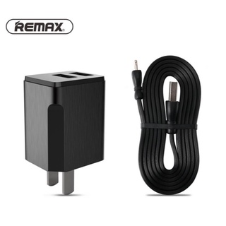 REMAX RP-U28II / RP-U28 หัวชาร์จพร้อมสาย 2.1A MAX ทั้ง2USB (รับประกัน1ปี) หัว+สาย ชุดชาร์ท ชุดชาร์จ