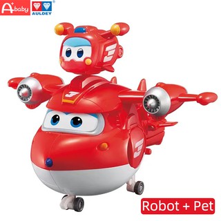 ราคาBig Super Wings & Petของเล่นฟิกเกอร์หุ่นยนต์เครื่องบิน Jett Dizzy Airplane ขนาดใหญ่ 15 ซม. สําหรับเด็ก