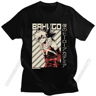 เสื้อยืดลําลอง แขนสั้น พิมพ์ลายอนิเมะ Boku No Hero Academia Katsuki Bakugo สําหรับผู้ชาย 2022