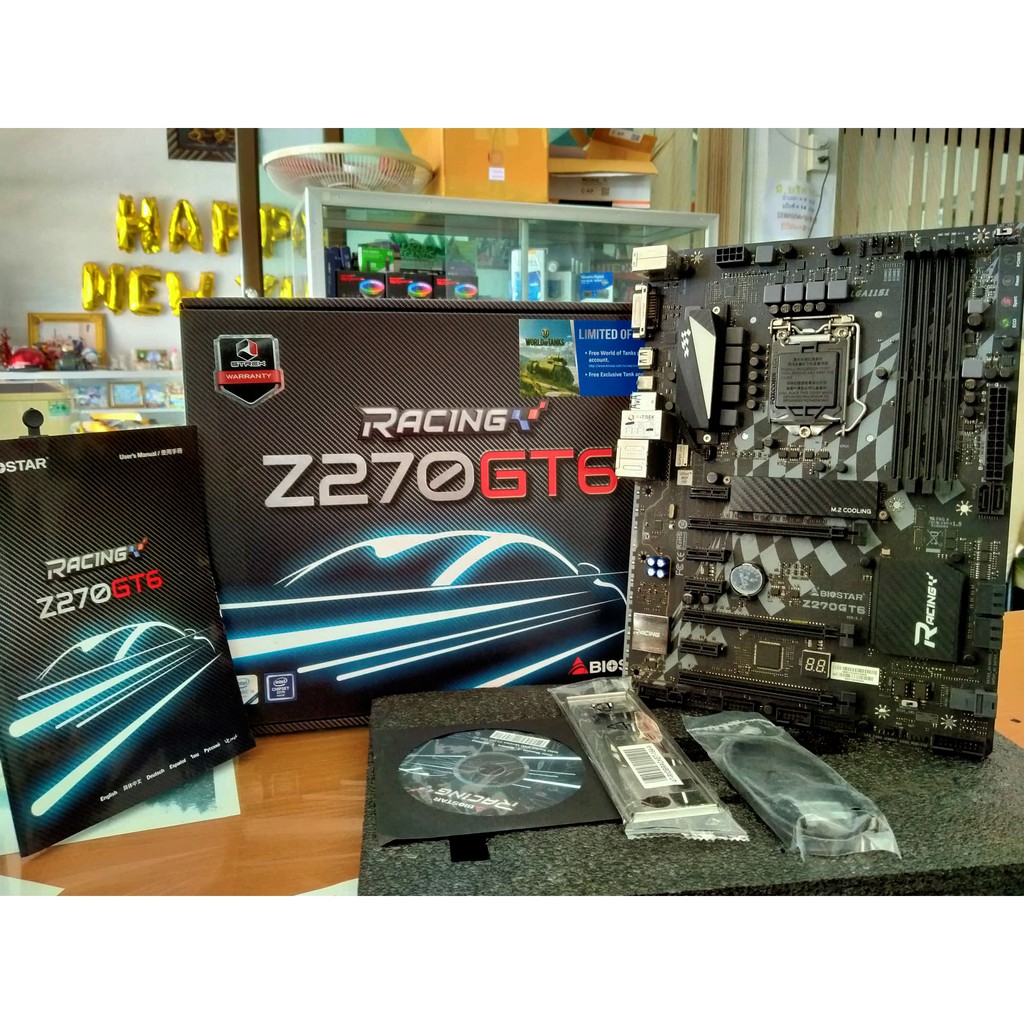 Z270 GT6 เมนบอร์ด Biostar 1151