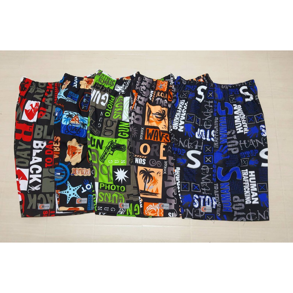 กางเกงเจเจ ไซส์ XXL (จัมโบ้) ลายศิลป์ คละลายคละสี เอวยืดได้ถึง 50 นิ้ว