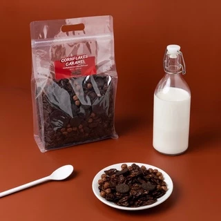 Chocolate Cornflakes - คอนเฟลกคาราเมลเคลือบช็อกโกแลตเข้มข้น ถุงใหญ่ 500 กรัม รับประกันความอร่อย ‼️