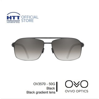 OVVO แว่นตากันแดด OVVO 3570 - 50G กรอบแว่นไทเทเนียม เลนส์ Zeiss เบา ทนทาน ไม่ก่อให้เกิดอาการแพ้ Handmade in EU