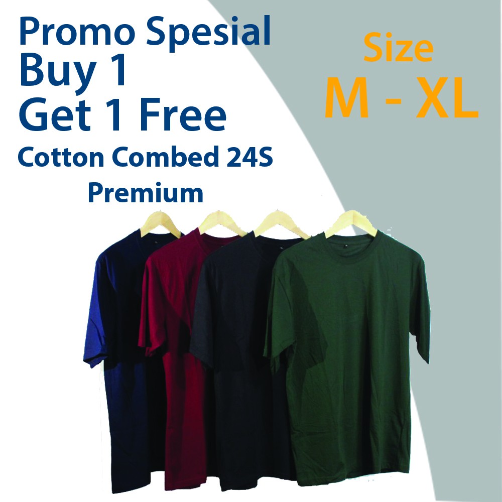 ซื้อ 1 Get1 Get1 เสื้อยืดโปโล ผ้าฝ้าย พรีเมี่ยม ยุค 24