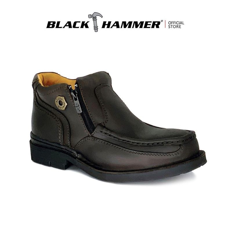 Black Hammer สินค้ามาใหม่ 4672L Mod Cut Mocassin Double Zip up
