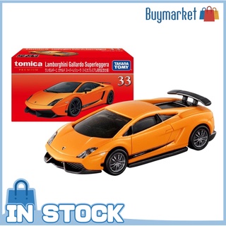 [ต้นฉบับ] Takara Tomy Tomica Premium No.33 Lamborghini Gallardo Superleg 1st Diecast Car