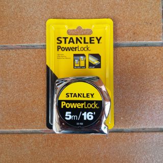 ตลับเมตร 5เมตร stanley power lock ของแท้ 100%