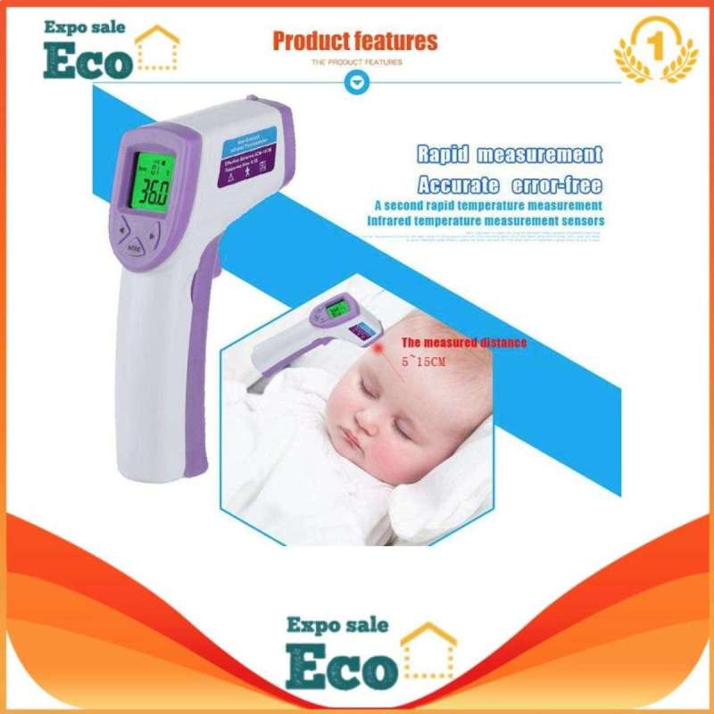 Eco อุปกรณ์วัดไข้ เครืองวัดอุณหภูมิแบบไม่สัมผัสหน้าผาก non-contact infrared thermometer FI01