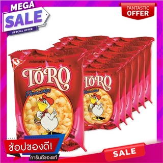 โตโร ข้าวโพดอบ รสเนย 25 กรัม x 12 ซอง Toro Caramel Popcorn 25g x 12 Bags