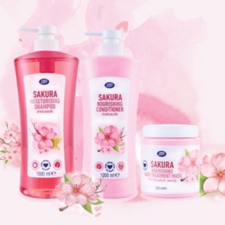 Sakura Moisturising series ผลิตภัณฑ์ทำความสะอาดผิวและเส้นผม