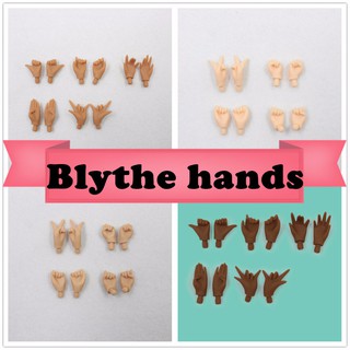 For blyth doll joint body azone body boy body hands handset A B white natural tan dark super black skin