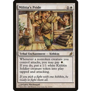 [MTG] Militias Pride [LRW] [WHITE] [RARE] [NORMAL] [ENG] (การ์ดเมจิค / Magic the Gathering)