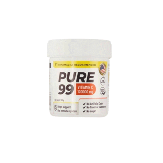 โปรโมชั่น : พิเศษเฉพาะ 9.9 เท่านั้น Pure99 Vitamin C ผงชงดื่ม 120000 mg ของแท้จาก USA🇺🇸 1 กระปุก