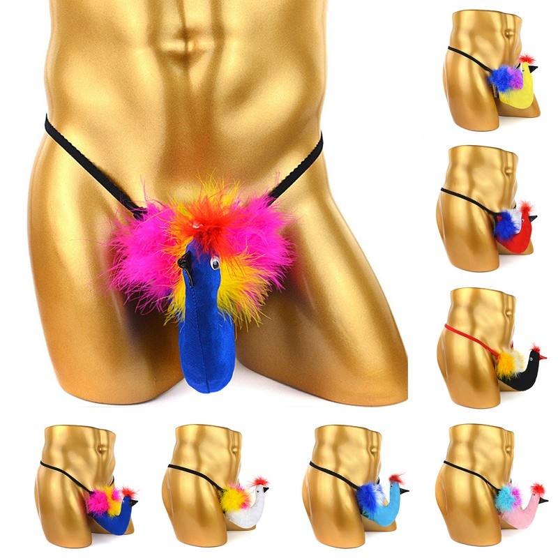 กางเกงชั้นในจีสตริง ระบายอากาศได้ดี ลายช้าง