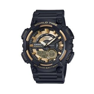 Casio Sport นาฬิกาข้อม้อมือผู้ชายสายเรซิ่น รุ่น AEQ-110BW-9AVDF