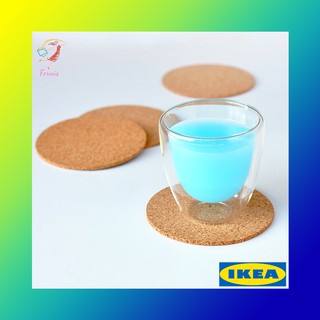 ที่รองแก้ว จานรองแก้ว ไม้ก๊อก ออฟควีลด์ อิเกีย Cup Coaster AVSKILD IKEA #3