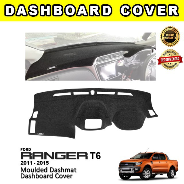 Ford Ranger T6 2011-2015 Hc Cargo Car Dashboard Cover Sun Protection ภายในพรม Dashmat