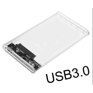 Hard Drive Disk Box HDD External Enclosure SATA HDD And SSD-Transparent 2.5-Inch SATA 3.0 To USB 3.0 แบบใส