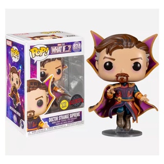 ฟิกเกอร์ Noctilucent Funko Pop Doctor Strange Supreme ของเล่นสําหรับเด็ก