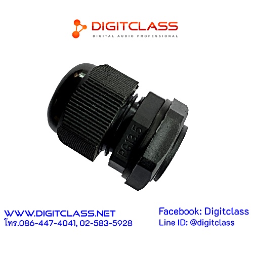เคเบิ้ลแกลน (Cable Gland) สำหรับร้อยสายไฟ AC หลังกล่อง เบอร์ PG11 , PG13.5 และ PG16