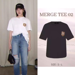 📌ส่งฟรี‼️ เสื้อแต่งเว้าช่วงคอเสื้อ แบรนด์ Merge แท้!! (พร้อมส่งสีดำ)