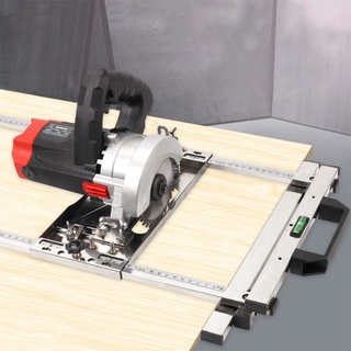 แผ่นตัดกำหนดตำแหน่ง ชุดรางนำตัดสำหรับเลื่อยวงเดือน 4 นิ้ว Circular Saw Guide Positioning Cutting Board