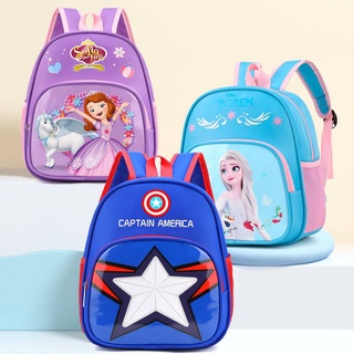กระเป๋าลายการ์ตูน กระเป๋าอนุบาลเด็ก Elsa เด็กและเด็กผู้หญิงแสงการ์ตูน, วัยเด็ก, หนังสือ, รักน้ำแข็ง, หิมะ, กระเป๋าสะพายห