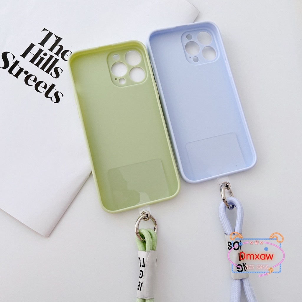 เคสโทรศัพท์มือถือ TPU แบบนิ่ม ป้องกันการสูญหาย พร้อมสายคล้อง สีแคนดี้ สําหรับ Samsung Galaxy Note 9 8 A7 A6 Plus A6+ 2018 A5 2017 - รูปที่ 7