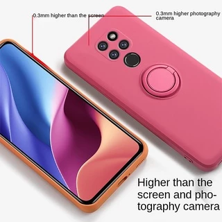 เคส Huawei Mate 20 Pro X โทรศัพท์มือถือซิลิโคนกันกระแทกพร้อมแหวนแม่เหล็กสําหรับ