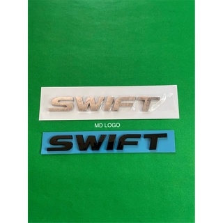 โลโก้ SWIFT ขนาด 16.5x2.3 cm. ติดSUZUKI ราคาต่อชิ้น