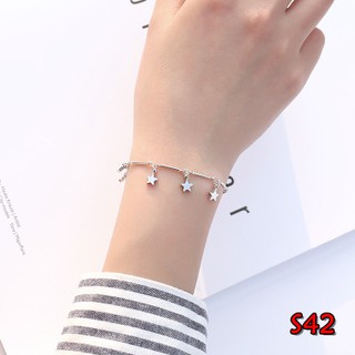 สร้อยข้อมือเงิน 925 รหัส S42 พร้อมส่ง 925