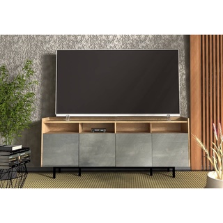 Inhome Furniture ชั้นวางทีวี Soft-Close W183xD40xH76 ตู้ทีวี TV Cabinet TV Stand TV-1814