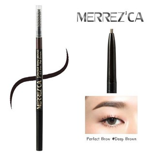 (ของแท้/พร้อมส่ง) Merrezca Perfect brow Pencil เขียนคิ้ว เมอร์เรซก้า Merrezca