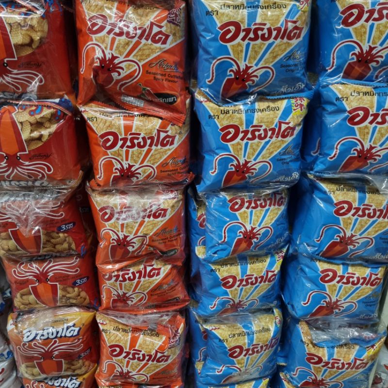 ปลาหมึกทรงเครื่อง อาริงาโตะ 8 กรัม x 12 ซอง