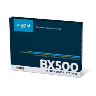 Crucial BX500 480GB 3D NAND SATA 2.5-inch SSD ประกันingram ตลอดอายุการใช้งาน