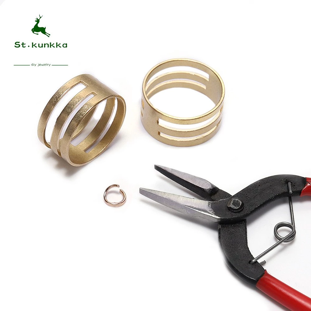 1-5ชิ้น แหวนเปิดปิดห่วงสแตนเลส/ทองแดง อุปกรณ์ช่วยทำเครื่องประดับ DIY เครื่องมือจัดแต่งห่วงอเนกประสงค์