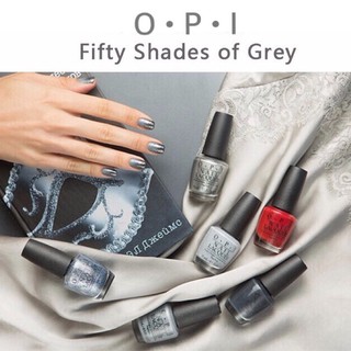 สีทาเล็บ OPI Nail Lacquer: Fifty Shades Of Grey ขนาด 15 Ml (สีธรรมดา) ไม่อบ ล้างด้วยน้ำยาล้างเล็บทั่วไป