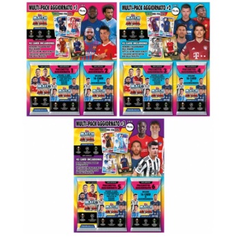 Italy Update Multipack Pink, Blue & Purple - Match Attax 21/22 - Ronaldo, Messi & Martinez Hat-Trick
