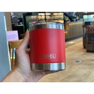 xkool แก้วเก็บอุณหภูมิเย็น ร้อนสำหรับการตั้งแคมป์ (ผนังสเตนเลสสตีลสองชั้น) รุ่น10oz 12oz