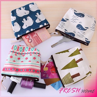 กระเป๋าเงินเหรียญ-น่ารักมาก-มีซิป สไตล์พื้นเมือง  Coin Purse
