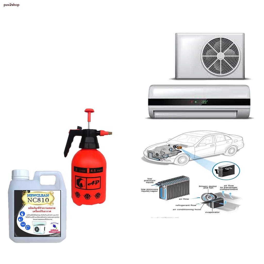 จัดส่งทันทีNC810 น้ำยาล้างคอยล์แอร์ ล้างได้ทั้งคอยล์ร้อน คอยล์เย็น แอร์บ้าน แอร์รถยนต์ กลิ่นลาเวนเดอ