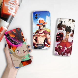 43-1 One Piece เคส Samsung galaxy A03 4G A035 เคสโทรศัพท์แบบบาง Zoro อะนิเมะ การ์ตูน ซิลิโคน แบบนิ่มใส TPU