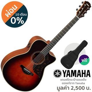 Yamaha® AC3R กีตาร์โปร่งไฟฟ้า 41 นิ้ว ทรง Concert ไม้โซลิดแท้ทั้งตัว ไม้บ่มด้วยเทคโนโลยี ARE ปิ๊กอัพมีเทคโนโลยี SRT + ฟรีกระเป๋ากีตาร์ขอบแข็ง &amp; ถ่าน &amp; คู่มือ และประแจขันคอ **ประกันศูนย์ 1 ปี**