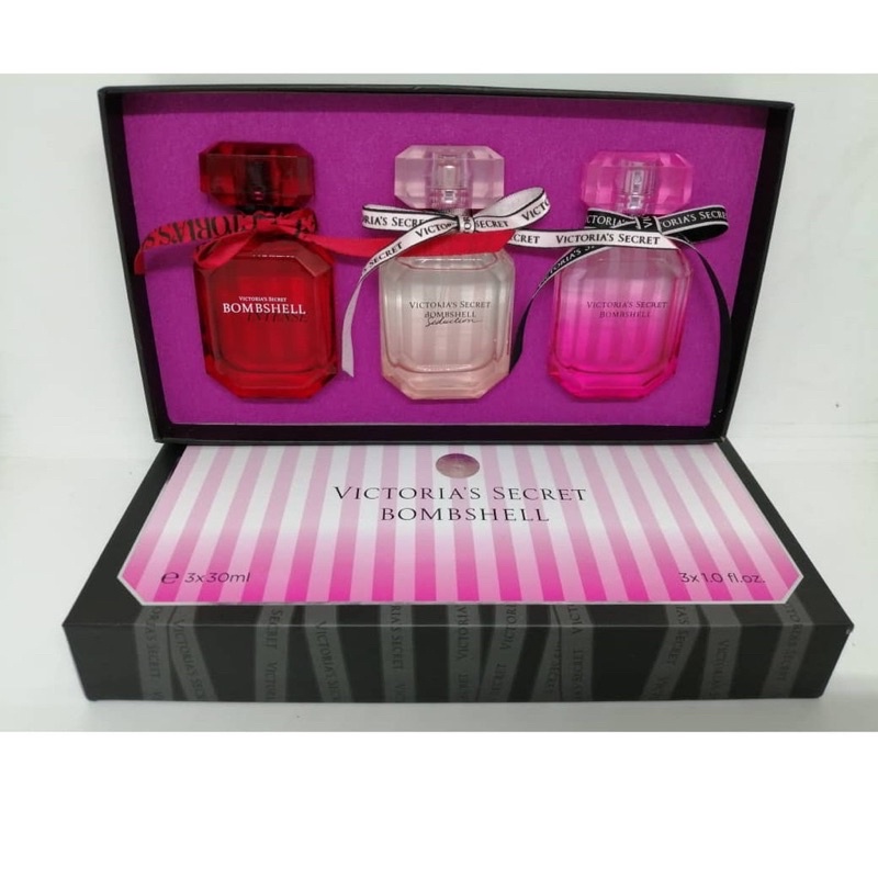 Victoria’s Secret Set Bombshell 30ml 3pcs [ พร้อมส่งจำนวนจำกัด ] ของขวัญให้แฟน ให้เพื่อน วันเกิด