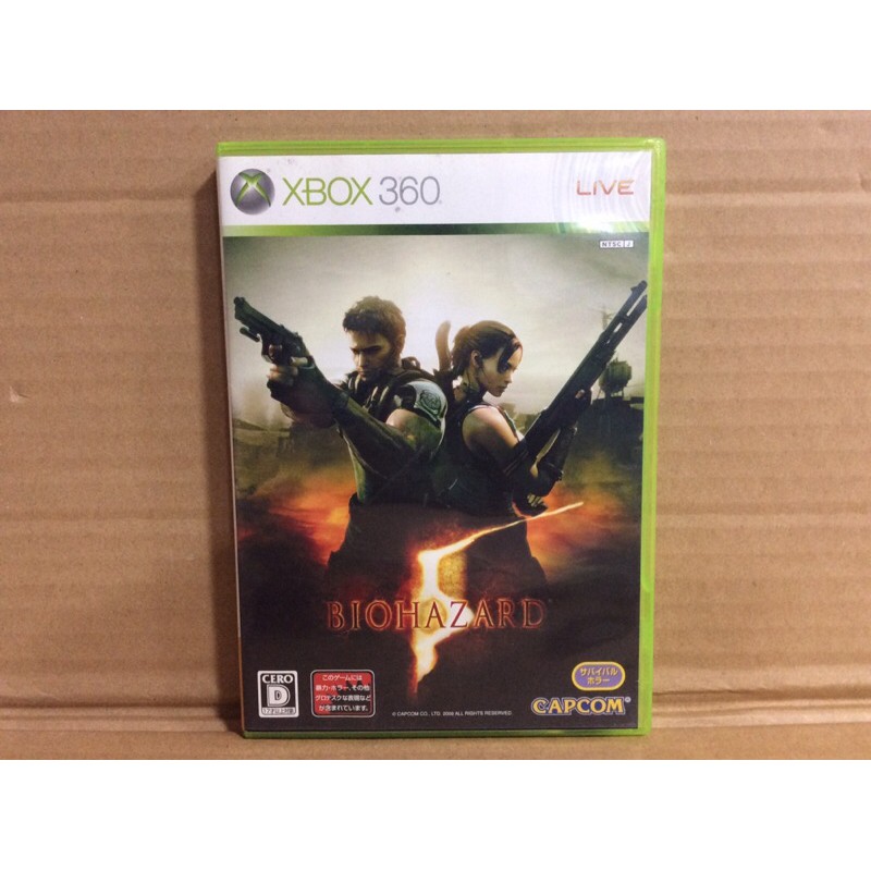 แผ่นแท้ [Xbox 360] Biohazard 5 (Japan) (4KG-00004 | JES1-00026) Resident Evil 5 Bio Hazard