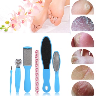 Foot File 8ชิ้นชุดอุปกรณ์เครื่องมือสําหรับใช้ในการขูดเล็บเท้าแคลลัสขจัดเล็บเท้า