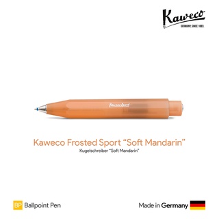 Kaweco Frosted Sport "Soft Mandarin" Ballpoint Pen - ปากกาลูกลื่นคาเวโก้ฟรอสต์สปอร์ต สีส้มพาสเทล