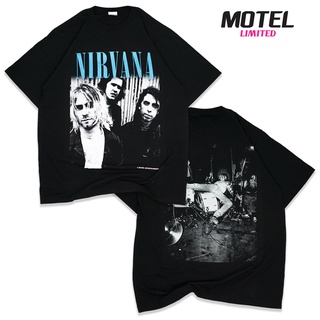 เสื้อยืดคอกลม(MOTEL Limited) NIRVANA เสื้อยืด ลาย VINTAGE BOOTLEG OVERSIZES-4XL