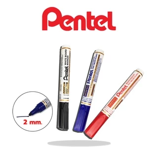 ปากกาไวท์บอร์ด-หมึกเติม ลบได้-เติมหมึกได้ สีน้ำเงิน, แดง, ดำ ยี่ห้อ Pentel