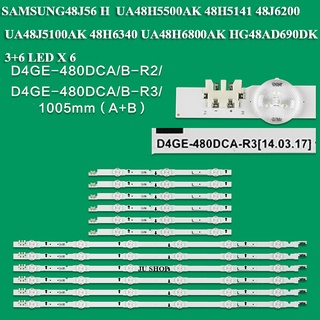 หลอดแบล็คไลท์ทีวีซัมซุง(SAMSUNG) รุ่น48J5/6 H UA48H5500AK 48H5141 48J6200 UA48J5100AK 48H6340 UA48H6800AK HG48AD690DK 3+